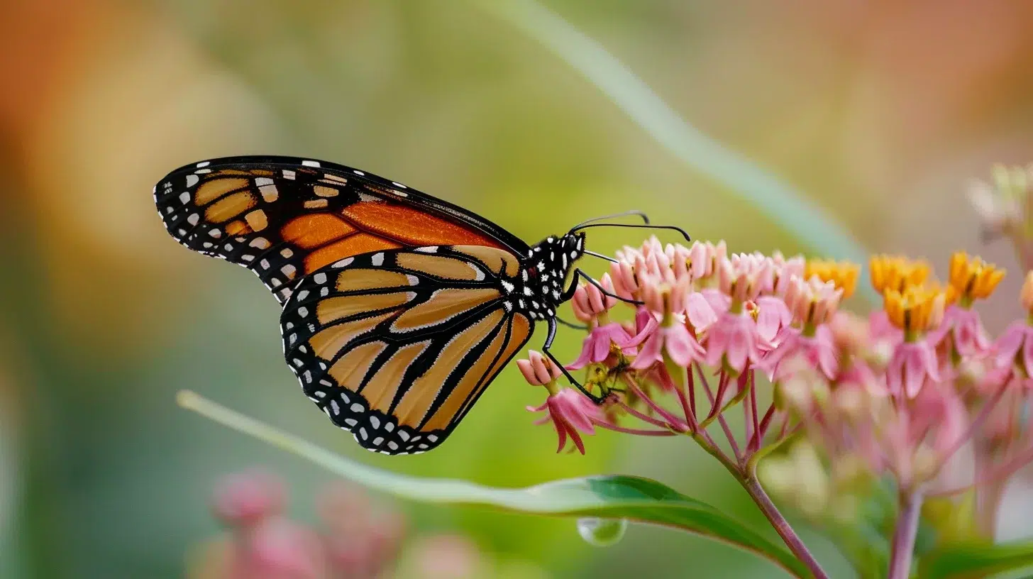 régime alimentaire spécifique papillons monarques