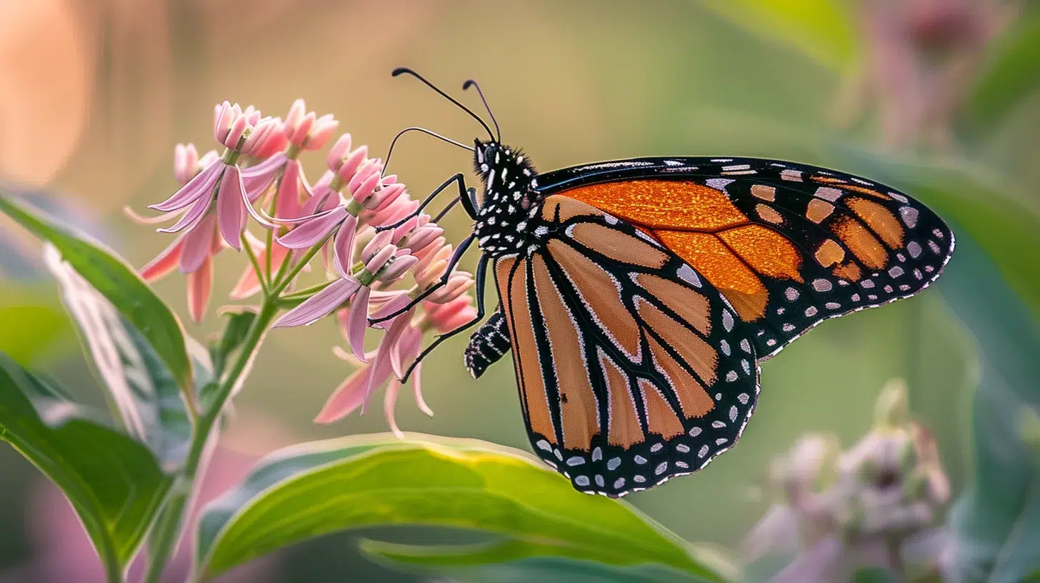 régime alimentaire spécifique papillons monarques